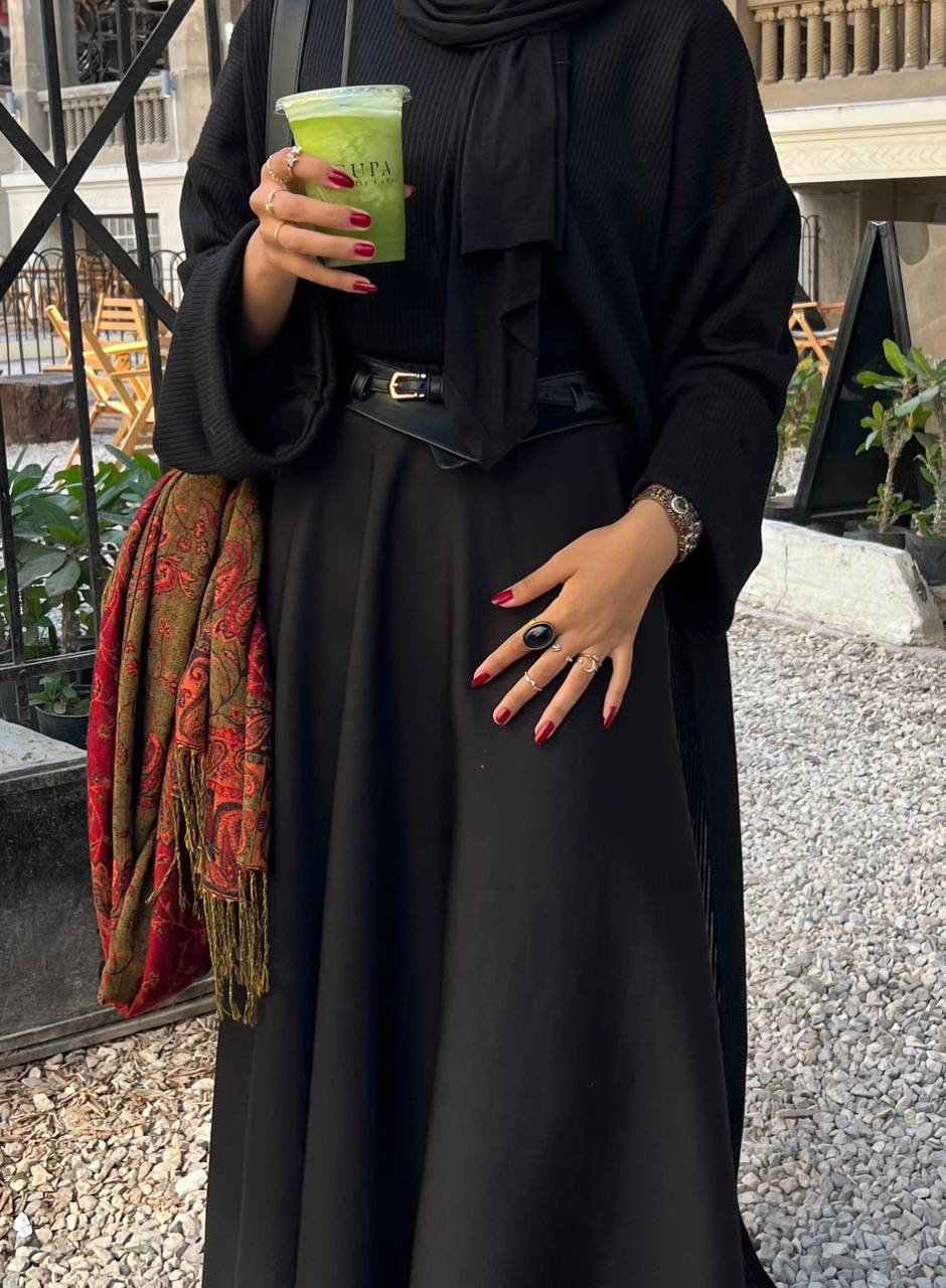 black cloche skirt