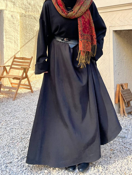 black cloche skirt