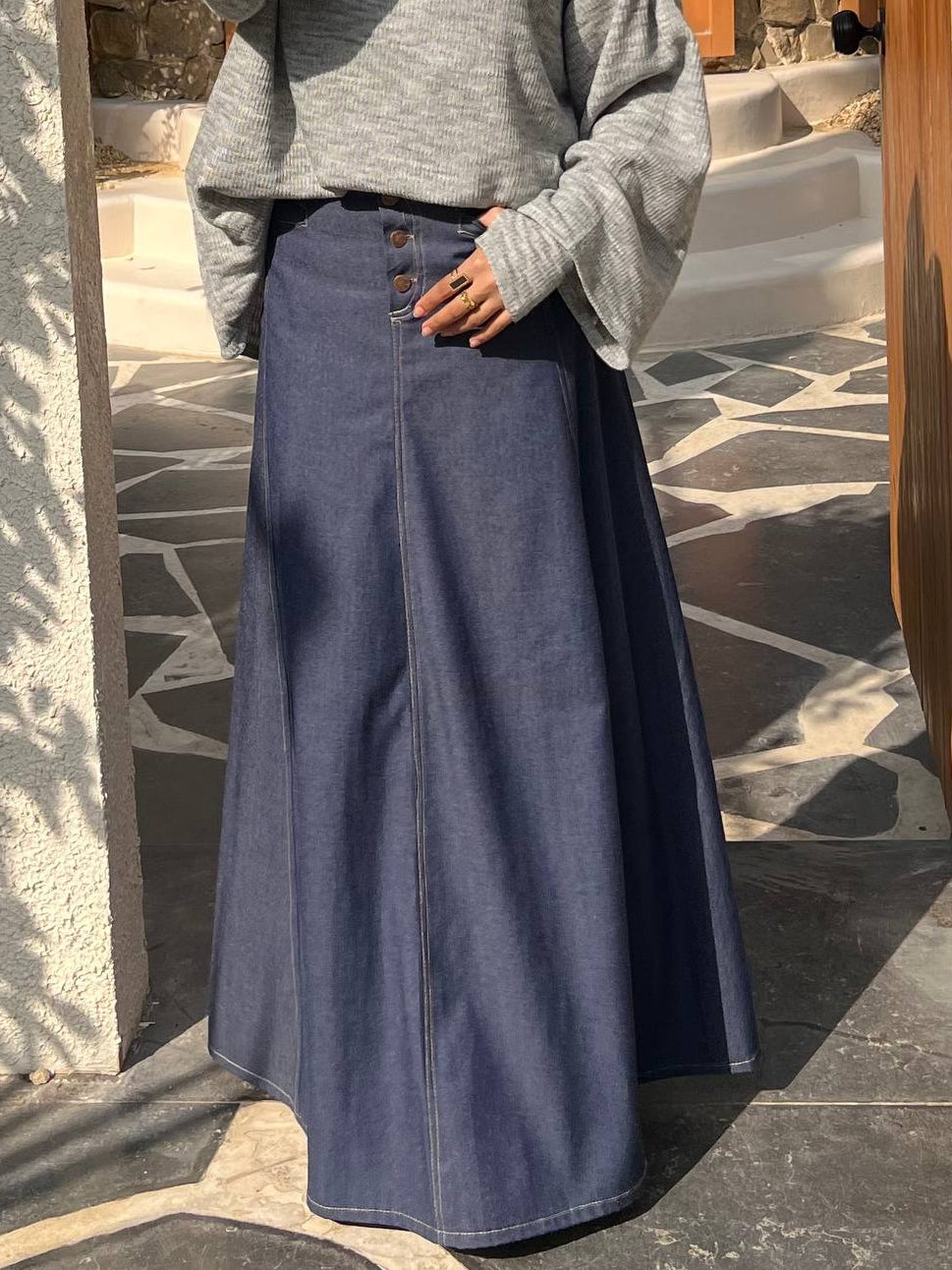 Denim skirt