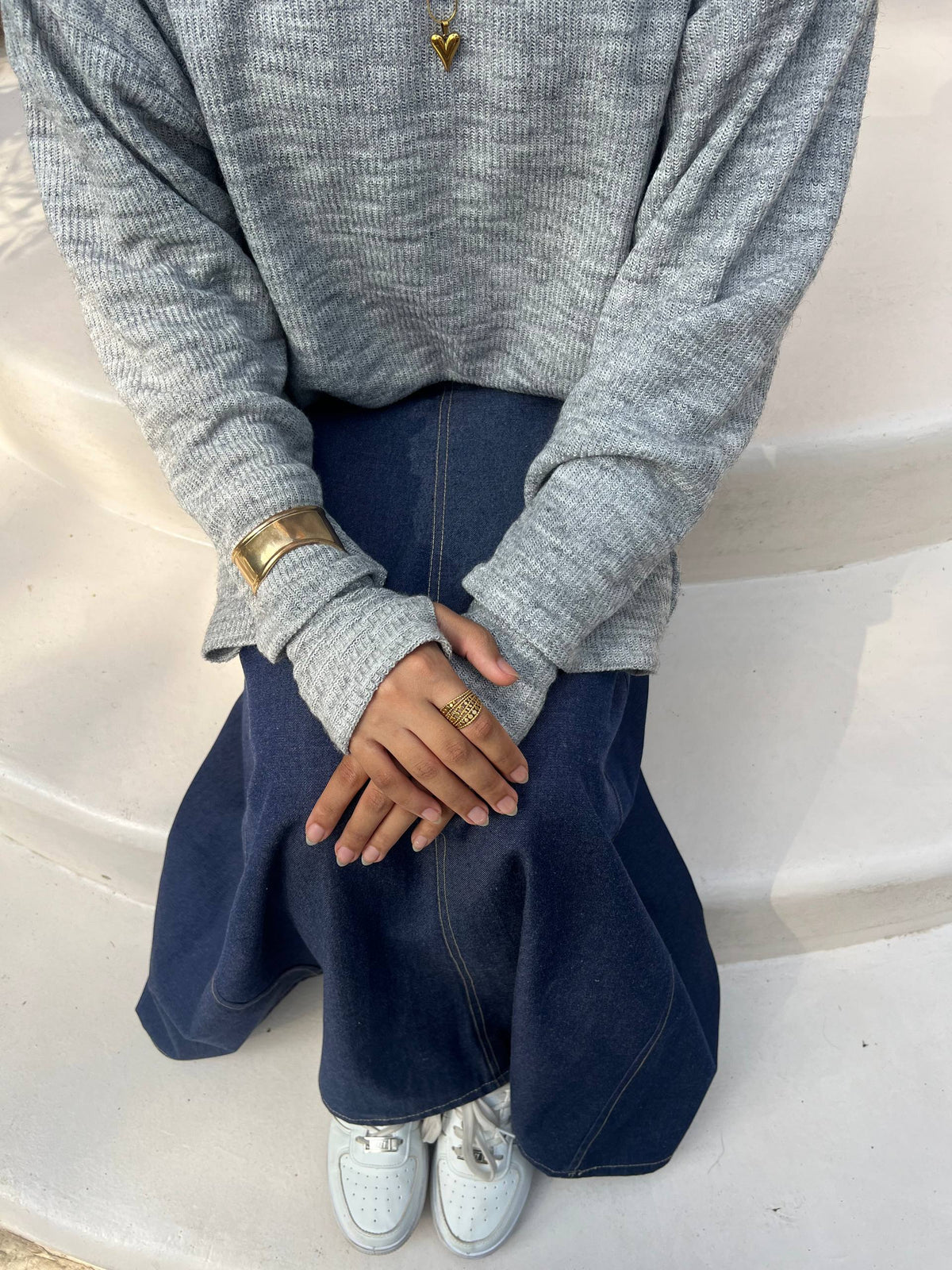 Denim skirt