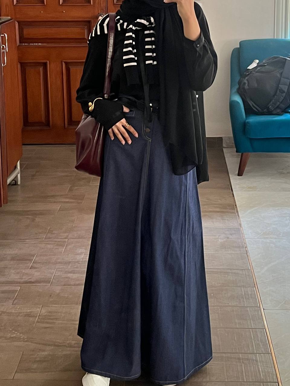 Denim skirt